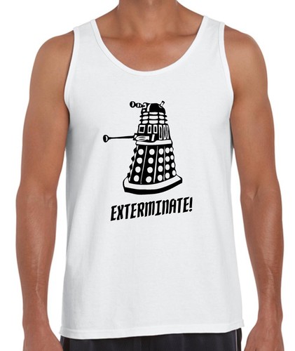 Dr Who T shirt Darlec exterminate retro T Shirts Tee Doctor Who LONG SLEEVE - Picture 30 of 36