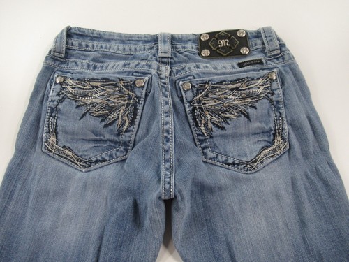 MISS ME (BOOT) JEANS TAG SIZE 27 MEASURED 28X33 ½ MM#922 - Picture 7 of 9
