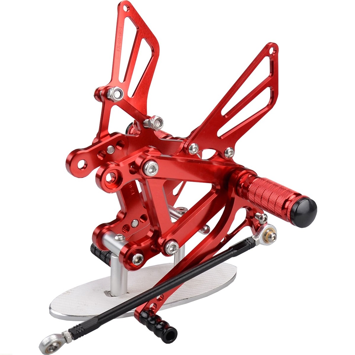 1991-2003 Kawasaki Ninja ZX7R Red CNC Rearset Footpeg Brake Shift
