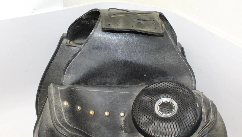 2001 Yamaha V Star 1100 Xvs1100 Custom стороне грузовой багаж седельная сумка сумка с стерео - Изображение 2 из 4