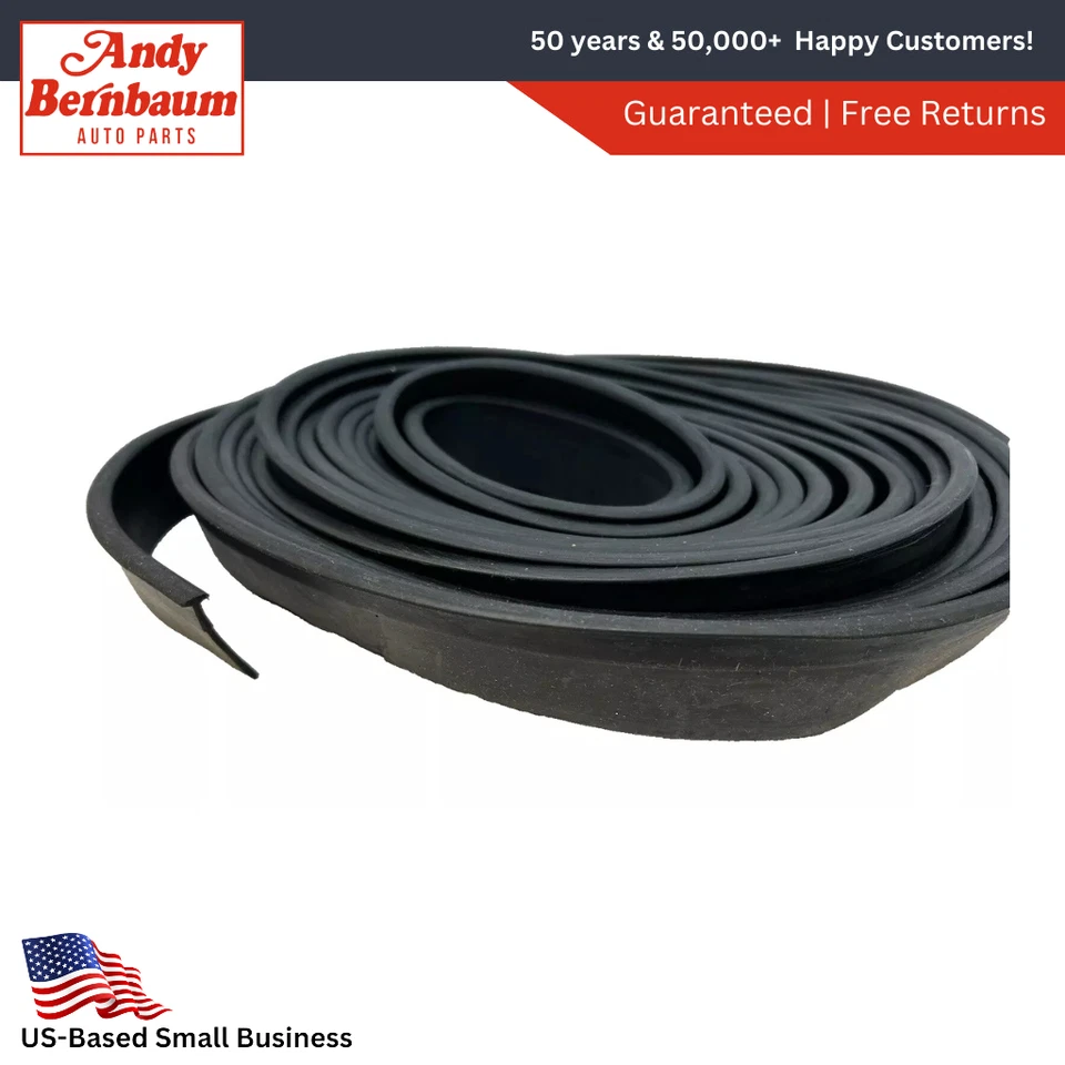 适用于 1949 - 1952 道奇 Meadowbrook Coronet Wayfarer 后挡泥板嵌线黑色橡胶 — 第 3/3 张图片