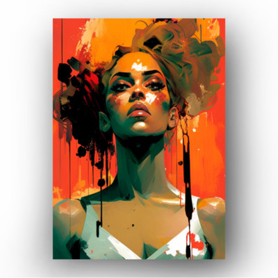 Beyonce #3 Sketch Card Limited 2/50 PaintOholic Signed