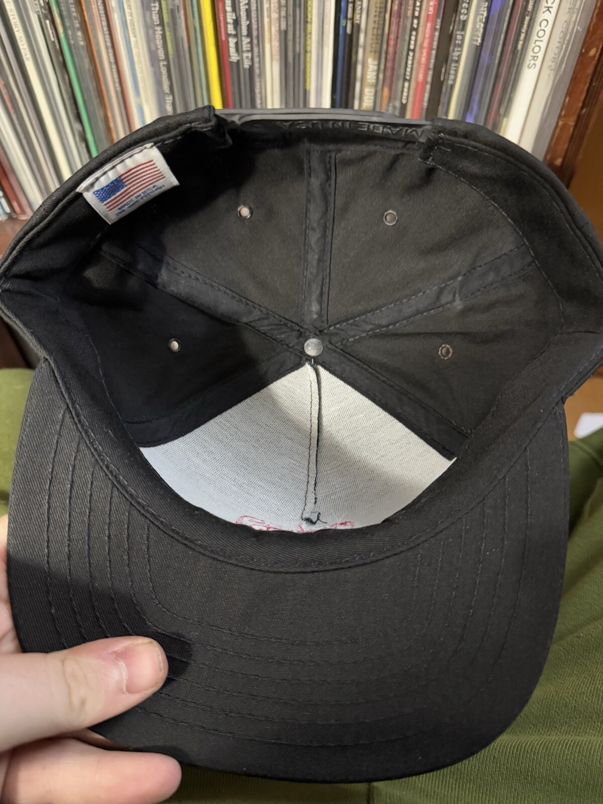 DODGE RAM LOGO SOLID BLACK RED ADJUSTABLE SNAPBAC… - image 5