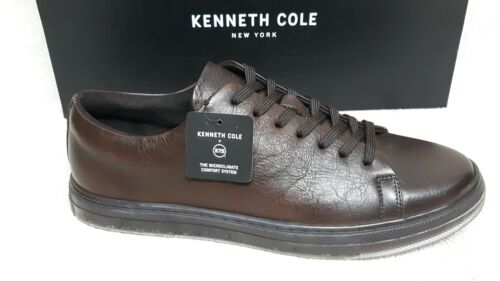 KENNETH COLE - COLVIN - Men's CASUAL SNEAKER - BROWN Leather - Size 9.5 - Picture 2 of 12