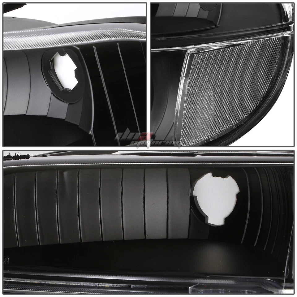 FAROS ESQUINEROS PARA EXPLORER/MONTAINEER 1995-2001 CON KIT LED ESTILO DELGADO NEGRO Foto 3 de 4