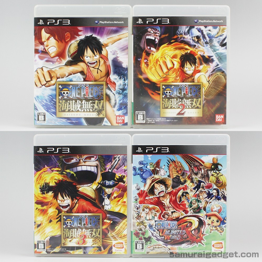 One Piece:Pirate Warriors 1 + 2 + 3 & One Piece Unlimited World