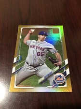 2021 Update Base Gold Foil #US202 Trevor May- New York Mets *Mint*