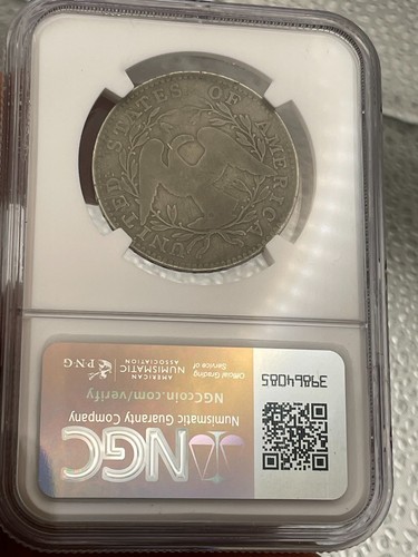 1795 fließendes Haar halber Dollar O-113a A über E in STAATEN 50C - Bild 3 von 13