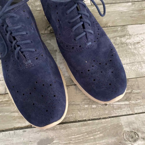 Cole Haan zero grand blue perforated 