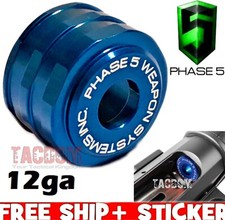 Phase 5 Wsi Low-drag High Visibility 12 Ga Shot Gun Magazine Follower Blue 12ga