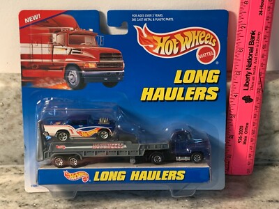 Vtg 1997 Hot Wheels Long Haulers Semi & Vehicle Sets Each Sold Separately NOS