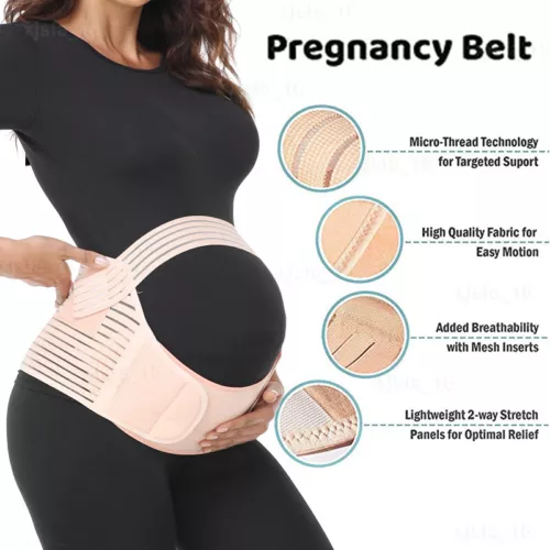 Schwangerschaft Bauch Bauch Band Umstandsband Bauch Taille Rücken Stützgürtel Bandage - Bild 14 von 33