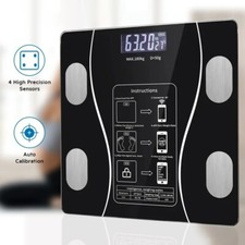 Smart Body Fat Scale Wireless LED Digital Bathroom Weight Scale Body Composition