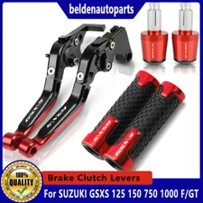NEW Motorcycle Adjustable Brake Clutch Levers Handle For SUZUKI GSX-S 750 1000