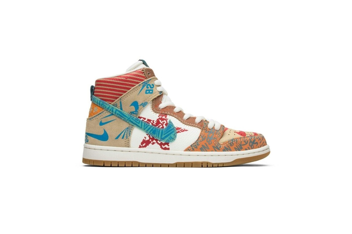 中古 THOMAS CAMPBELL × Nike SB Dunk High Nike Thomas Campbell x SB Dunk High What The for Sale