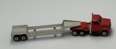 MAJORETTE METAL Truck TRAILER FLATBED 365 ECH. 1/100 - Passenger Stack Broken