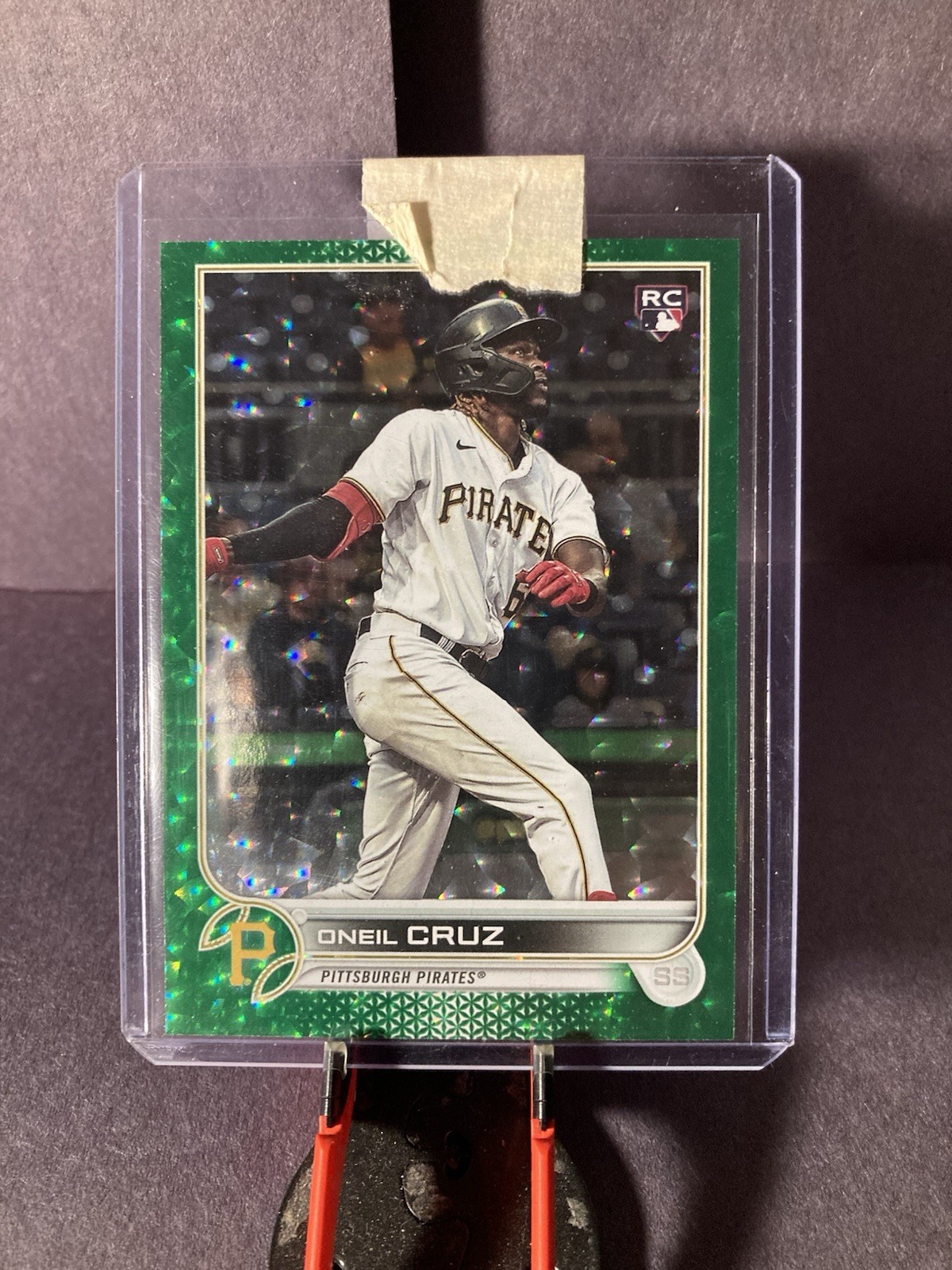 2022 Topps Series 2 - Oneil Cruz #537 Green Foilboard /499 Rookie Card (RC)