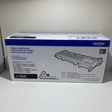 Genuine Brother TN-660 TN660 High Yield BLACK Toner Cartridge NEW