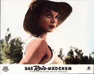 Das Reismädchen Auktion Aushangfoto / Filmplakat Porträt sexy Elsa Martinelli