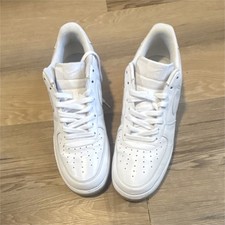 Nike Air Force 1 White Gum Low-Top Leather Men's Athletic Sneakers