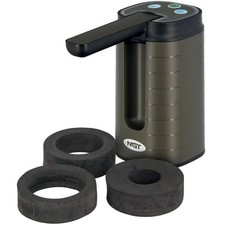 Camping Wasserhahn klappbar f&uuml;r Wasserkanister & Beh&auml;lter Pumpe Akku USB-C LED