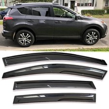 Side Window Visors rain Guards Vent Deflectors Compatible with Toyota RAV4 20...