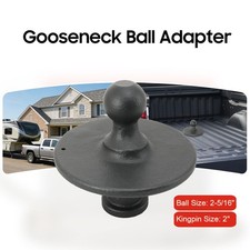 W/5th Wheel Hitch 2-5/16" Gooseneck Ball Adapter Trailer Forge Kingpin 2085295