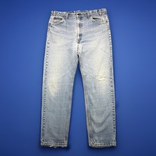 VTG Levis 505 Jeans Mens 36x31 Fits 34x29 90s Orange Tab USA Made Great Fade
