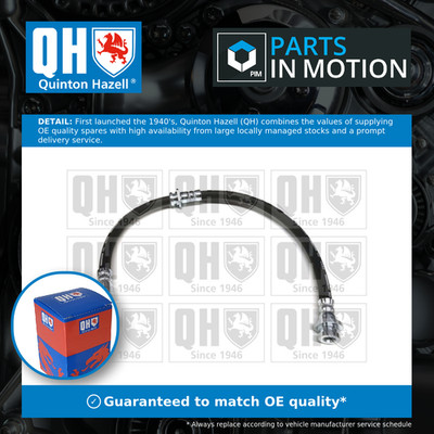 Brake Hose fits NISSAN ALMERA N16 2.2D Front Left 00 to 06 Hydraulic QH Quality
