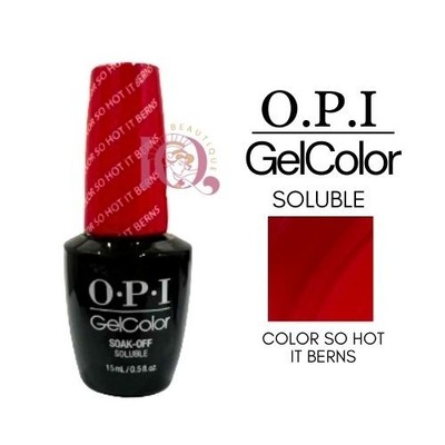 OPI GelColor Soak Off Soluble Gel Vintage Bottle Z13 - Color So Hot It Burns