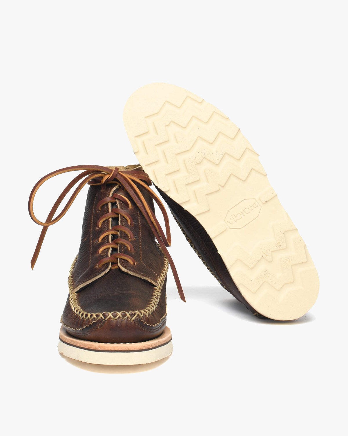 Yuketen All Handsewn Maine Guide 6 Eye DB Boots - CH Brown image 3