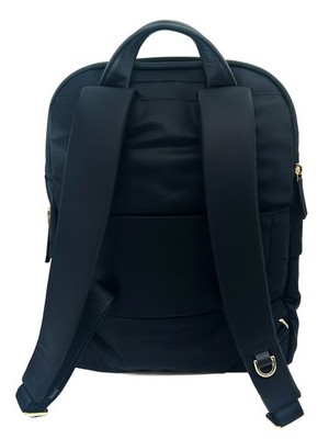 NEW TUMI Voyageur Halsey Backpack Black & Gold Hardware