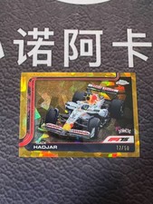 2025 Topps Chrome Sapphire Formula 1 F1 Isack Hadjar RC Rookie Gold 12/50 #84