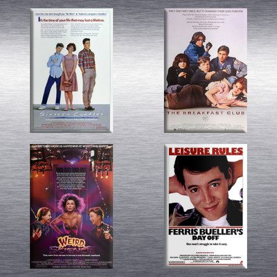 John Hughes Movie Collection Movie Poster High Quality Magnet