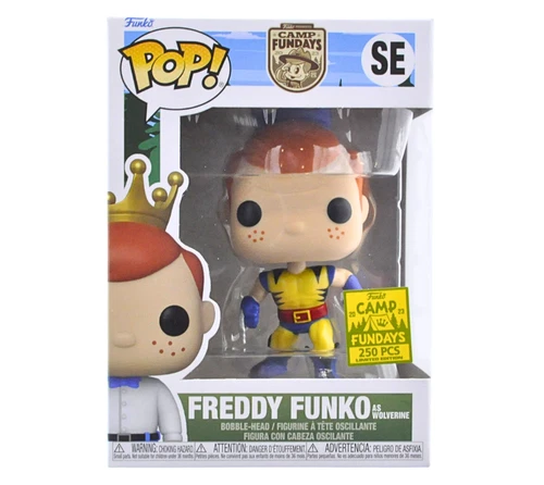 Funko Pop! Freddy Funko as Wolverine (Yellow Suit) SE - 2023 Camp Fundays /250