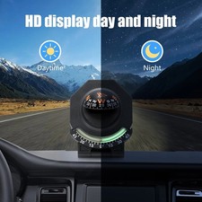 Car Compass Ball Dashboard Glow in Dark Universal for Car Truck Boat