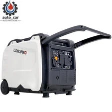 Ultra-Quiet 4500W Inverter Generator w/Electric Start - Foldable Handle & Wheels
