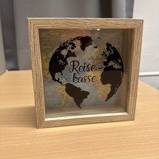 Reisekasse Spardose Sparkasten Sparen Trinkgeld 15x15cm