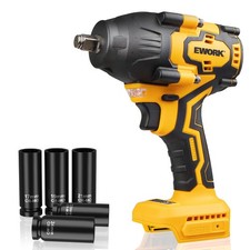 Cordless Impact Wrench, 1/2-inch  775 ft-lbs 1050 N m , Compatible 21V Batt...