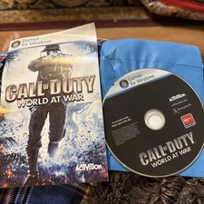 Call Of Duty World At War Video Game Pc Cd-Rom M-Mature ACTIVISION w/manual/disc
