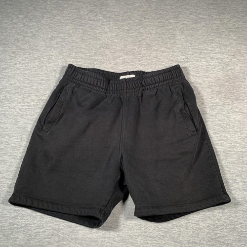 Maison Article Shorts Mens Large Black Premium Essentials Fleece Sweat Lounge