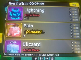 Permanent fruits in bloxfruits, LF offers