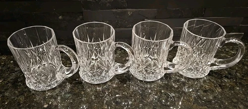  Cristal D’Arques-Durand Crystal Mugs Set of 4 