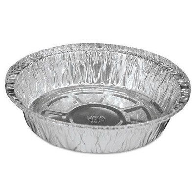 Boardwalk ROUND7 Aluminum Round Container, 7 In, 500/carton