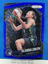 2025 #101 Alanna Smith Panini Prizm WNBA Blue Velocity Prizm Lynx