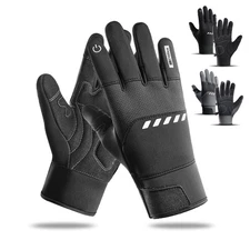 Winter Gloves Waterproof Touch Screen Full Fingers Bicycle Gloves for Men Women