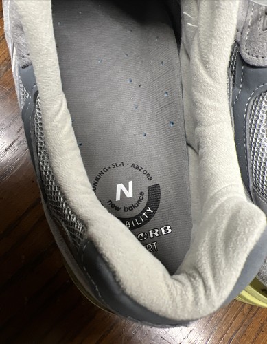 New Balance 992 Made In USA Mens 10 D Sneakers Casual Shoes Grey Silver M992GL - Picture 6 of 6