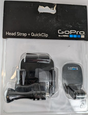 GoPro - Head Strap QuickClip Mount - Adjustable -HERO 10 11 12 - Black