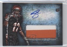 2012 Topps Inception Rookie Mohamed Sanu #AJP-MS Jumbo Patch Auto 0s3