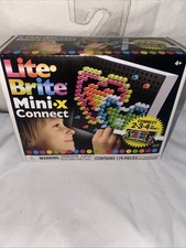 Lite-Brite Mini x Connect Toy, Great gift for Boys or Girls, Ages 4  UsedBoxed